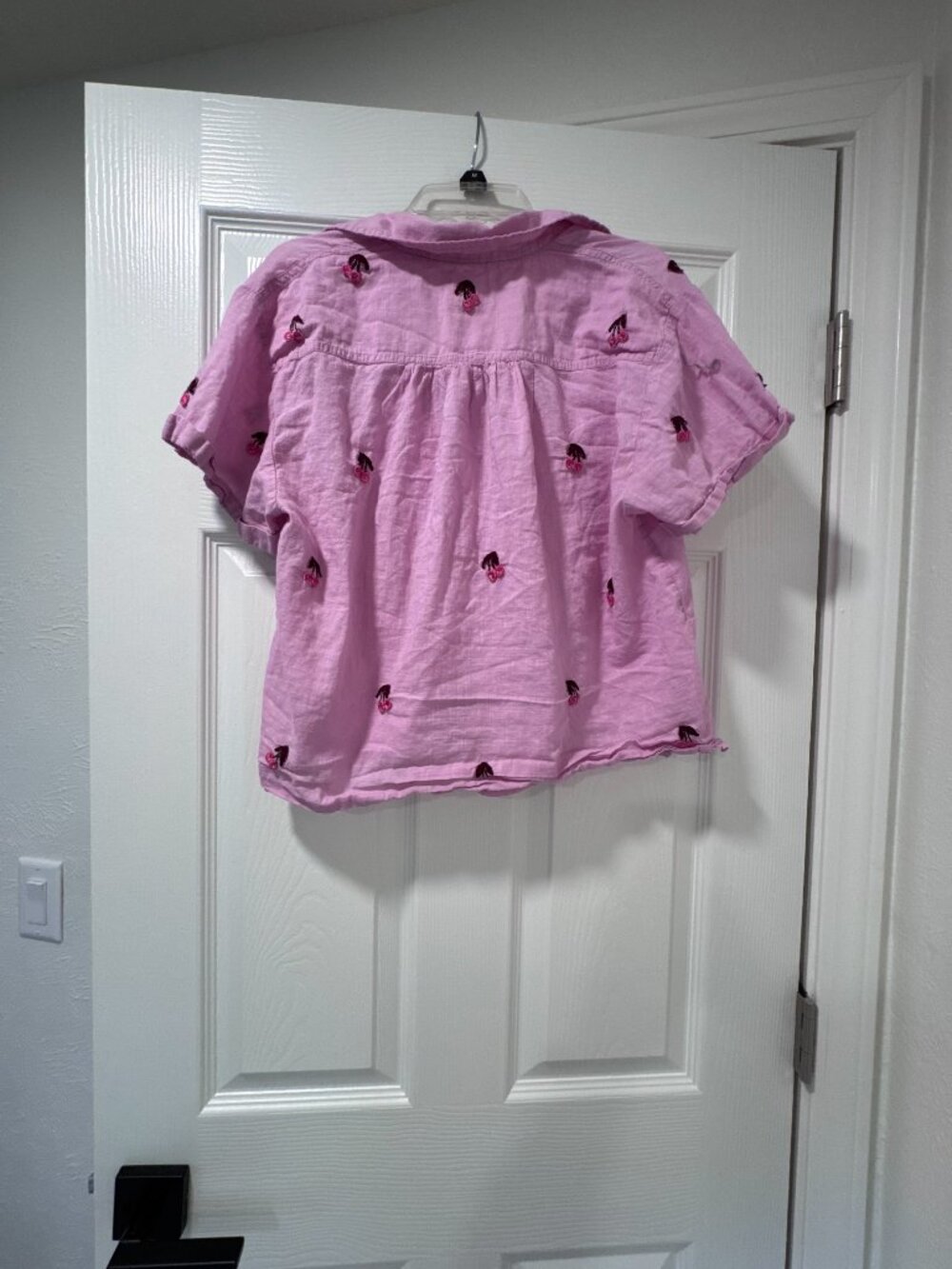 Maeve Fruit Embroiders Short Sleeve Shirt - Picture 9 of 9